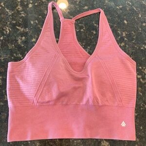 Cali Sport Pink Padded Sports Bra S